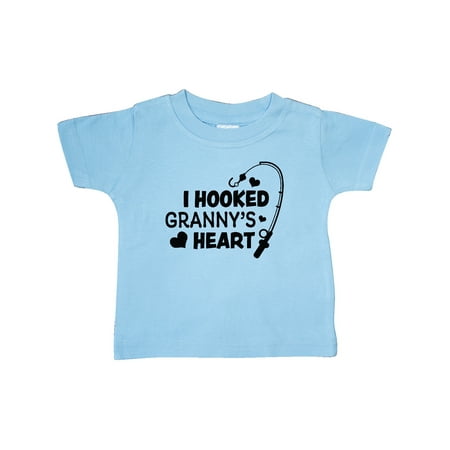 Inktastic I Hooked Granny s Heart with Fishing Rod Gift Baby Boy or Baby Girl T-Shirt
Inktastic I Hooked Granny s Heart with Fishing Rod Gift Baby Boy or Baby Girl T-Shirt