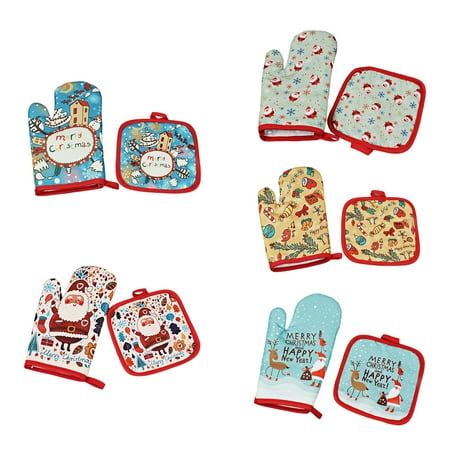 LINASHI 2Pcs/Set Christmas Oven Mitt with Pot Holder Anti-scalding Heat-resistant Hanging Loop Thicker Heat Insulation Washable Xmas Santa Claus Kitchen Glove for Cooking
LINASHI 2Pcs/Set Christmas Oven Mitt with Pot Holder Anti-scalding Heat-resistant Hanging Loop Thicker Heat Insulation Washable Xmas Santa Claus Kitchen Glove for Cooking