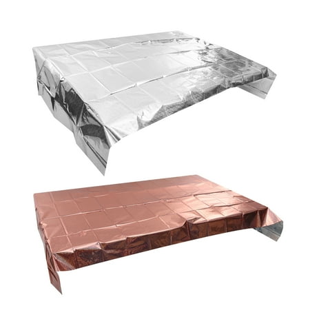 HOMEMAXS 2pcs Party Disposable Shiny Rectangular Decorative Tablecloths Table Cloths Party Supplies
HOMEMAXS 2pcs Party Disposable Shiny Rectangular Decorative Tablecloths Table Cloths Party Supplies