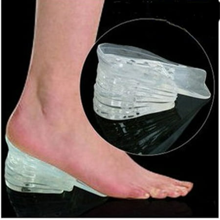 Height Increase Silicone Gel Inserts Lift Shoe Pads 5 Layers