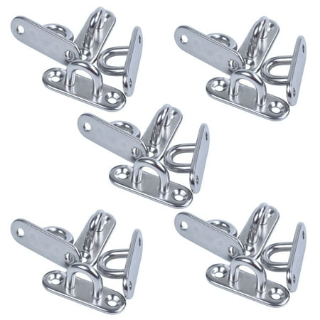 20Pcs 5mm 304 Stainless Steel Oblong Pad Eye Plate Staple Ring Hook
20Pcs 5mm 304 Stainless Steel Oblong Pad Eye Plate Staple Ring Hook