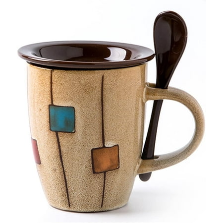 Egebert Hand-Painted Coffee Mug Porcelain Tea Mug Tea Cup for Office Vintage Mugs for Women Men Friends Handmade Gifts Mug Ceramic Tea Cups with Handle lid Spoon coffee-350ml
Egebert Hand-Painted Coffee Mug Porcelain Tea Mug Tea Cup for Office Vintage Mugs for Women Men Friends Handmade Gifts Mug Ceramic Tea Cups with Handle lid Spoon coffee-350ml