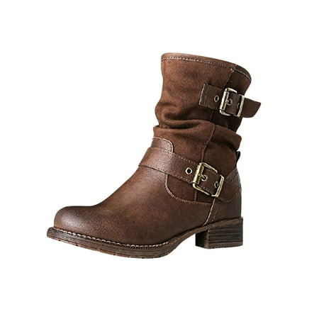 Babysbule Boots for Women Clearance Women s Winter Knight Belt Buckle With Spliced Side Zipper Low Heeled Boots
Babysbule Boots for Women Clearance Women s Winter Knight Belt Buckle With Spliced Side Zipper Low Heeled Boots
