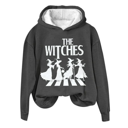 WUDATI Women s Fashion Casual Halloween Letter Printed Sweatshirt Round Neck Long Sleeve Top Lightweight Fall Winter Daily Wear Home School Street Party Outfit
WUDATI Women s Fashion Casual Halloween Letter Printed Sweatshirt Round Neck Long Sleeve Top Lightweight Fall Winter Daily Wear Home School Street Party Outfit