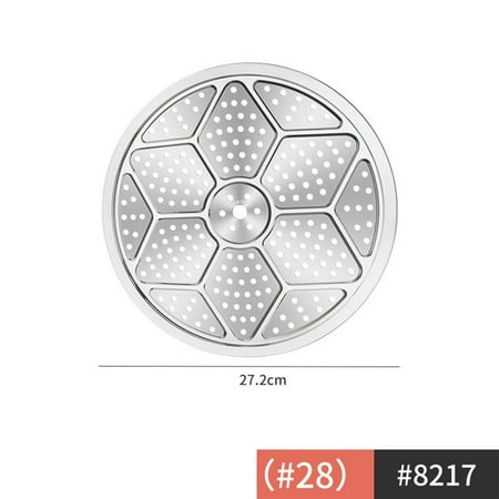 304 Stainless Steel 27.2cm Steamer Tray Round Steamer Rack Steaming Plate- Kitchen Dining & Bar
304 Stainless Steel 27.2cm Steamer Tray Round Steamer Rack Steaming Plate- Kitchen Dining & Bar