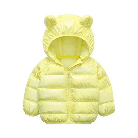 Yubatuo Infant And Toddler Bear Ears Cute Jacket Solid Color Hoodie Jacket Kids Sweater Yellow 110
Yubatuo Infant And Toddler Bear Ears Cute Jacket Solid Color Hoodie Jacket Kids Sweater Yellow 110