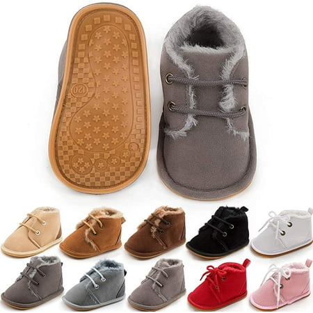 QWZNDZGR Baby Booties Newborn Infant Unisex Baby Girls Boys Velvet Rubber Anit-Slip Sole Shoes Toddler Fleece Cozy Winter Warm Prewalker Boots
QWZNDZGR Baby Booties Newborn Infant Unisex Baby Girls Boys Velvet Rubber Anit-Slip Sole Shoes Toddler Fleece Cozy Winter Warm Prewalker Boots