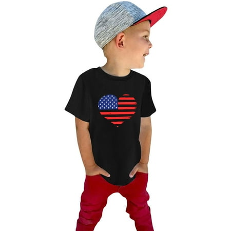 T-Shirts For Boys Summer Short Sleeve Independence Day Letter Prints T Shirt Tops For 6-7 Years
T-Shirts For Boys Summer Short Sleeve Independence Day Letter Prints T Shirt Tops For 6-7 Years
