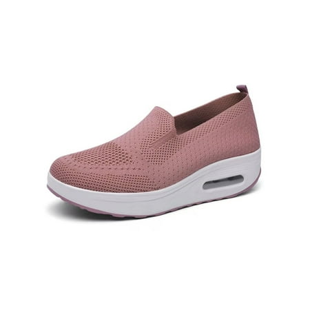 Fangasis Women Flats Knit Upper Walking Shoes Comfort Sneakers Women s Casual Shoe Work Non-Slip Breathable Pink 6.5
Fangasis Women Flats Knit Upper Walking Shoes Comfort Sneakers Women s Casual Shoe Work Non-Slip Breathable Pink 6.5