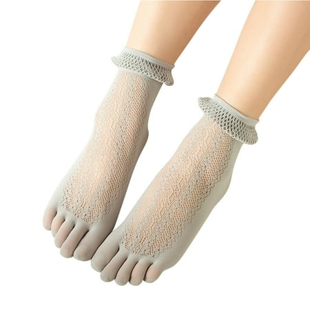 Qufokar Short Non Slip Thermal Socks Ankle Socks Running Socks for Men Women Solid Lace Mesh Socks Hollow Ruffle Non Slip Socks Toe Socks
Qufokar Short Non Slip Thermal Socks Ankle Socks Running Socks for Men Women Solid Lace Mesh Socks Hollow Ruffle Non Slip Socks Toe Socks