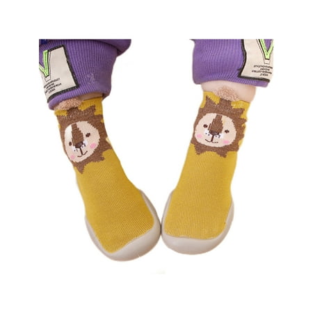 Difumos Toddler Floor Slippers First Walking Sock Shoes Rubber Sole Socks House Cute Slipper Lightweight Anti-Slip Home Shoe Ginger 6C
Difumos Toddler Floor Slippers First Walking Sock Shoes Rubber Sole Socks House Cute Slipper Lightweight Anti-Slip Home Shoe Ginger 6C