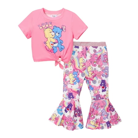 Care Bears Girls Outfits Graphic Tee Flared Pants Short Sleeve Shirts with Leggings Gift Sets Sizes 2-6T
Care Bears Girls Outfits Graphic Tee Flared Pants Short Sleeve Shirts with Leggings Gift Sets Sizes 2-6T