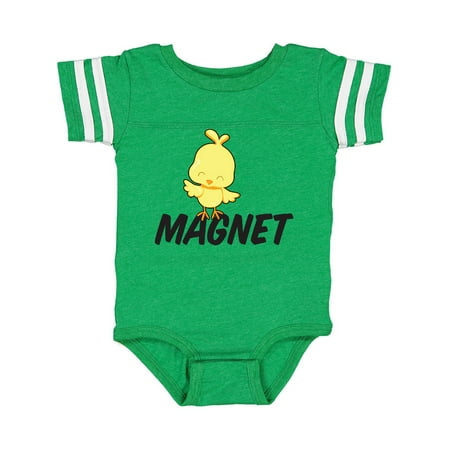 Inktastic Im a Chick Magnet Gift Baby Boy Bodysuit