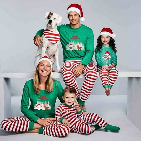 Pudcoco Family Christmas Pajamas Set Xmas Striped Long Sleeve Clothes Sets Home Sleepwear Nightwear
Pudcoco Family Christmas Pajamas Set Xmas Striped Long Sleeve Clothes Sets Home Sleepwear Nightwear