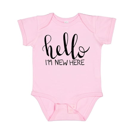 Inktastic Hello I m New Here- Hand Drawn Type Gift Baby Boy or Baby Girl Bodysuit
Inktastic Hello I m New Here- Hand Drawn Type Gift Baby Boy or Baby Girl Bodysuit