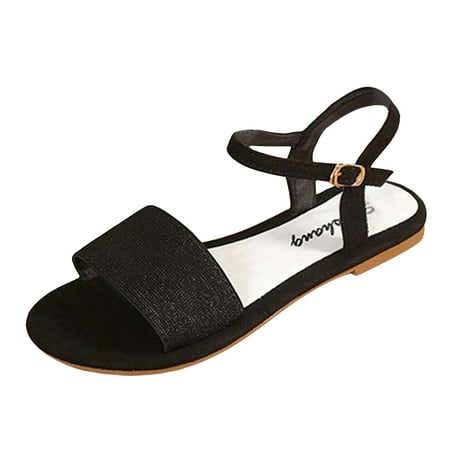 Ladies Fashion Summer Solid Color Suede Open Toe Buckle Flat Bottom Casual Sandals Shoes for Women Sandals Comfortable Wide Nine Sandals for Women
Ladies Fashion Summer Solid Color Suede Open Toe Buckle Flat Bottom Casual Sandals Shoes for Women Sandals Comfortable Wide Nine Sandals for Women
