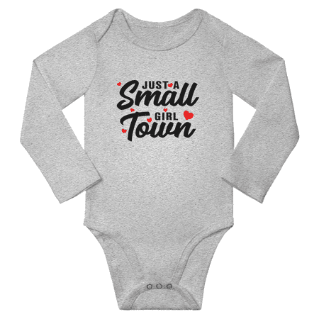 Just A Small Town Girl Funny Baby Long Sleeve Jumpsuit Boy Girl Unisex (Gray 12-18M)
Just A Small Town Girl Funny Baby Long Sleeve Jumpsuit Boy Girl Unisex (Gray 12-18M)