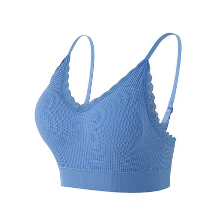 BIZIZA Push Up Bras for Women Wireless Sexy Comfortable Solid Color Everyday Seamless Lingerie Blue One Size
BIZIZA Push Up Bras for Women Wireless Sexy Comfortable Solid Color Everyday Seamless Lingerie Blue One Size
