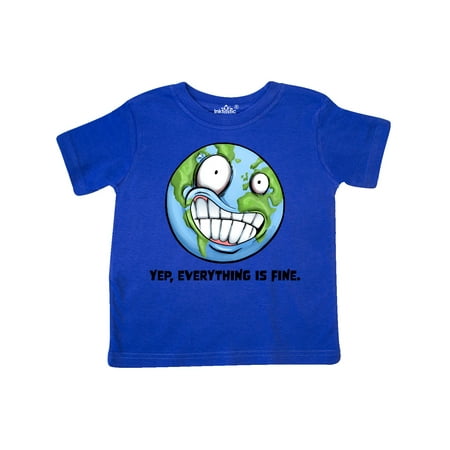 Inktastic Yep Everything Is Fine with Distressed Planet Earth Gift Toddler Boy or Toddler Girl T-Shirt
Inktastic Yep Everything Is Fine with Distressed Planet Earth Gift Toddler Boy or Toddler Girl T-Shirt