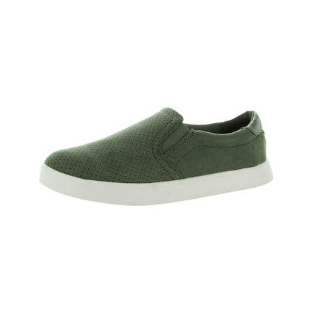 Dr. Scholl s Womens Madison Lace Faux Suede Slip-On Sneakers