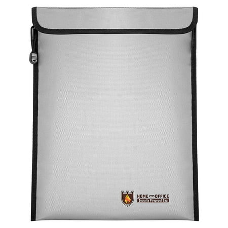 Fireproof Document Bag (30°F) Waterproof Document Storage Bag Suitable for A4 Document Holder Documents Cash and
Fireproof Document Bag (30°F) Waterproof Document Storage Bag Suitable for A4 Document Holder Documents Cash and