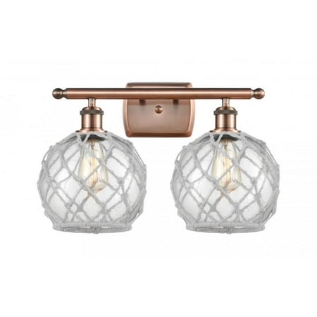 Innovations Lighting 516-2W Farmhouse Rope Farmhouse Rope 2 Light 16 Wide Bathroom Vanity
Innovations Lighting 516-2W Farmhouse Rope Farmhouse Rope 2 Light 16 Wide Bathroom Vanity