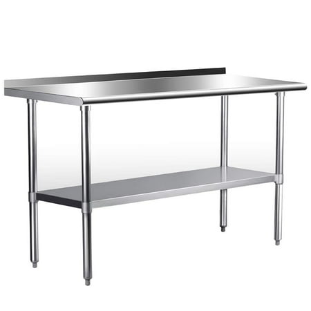 Sportaza Stainless Steel Work Table for Prep & Work 24 x 60 Inches Heavy Duty Table with Undershelf and Galvanized Legs for Restaurant Home and Hotel
Sportaza Stainless Steel Work Table for Prep & Work 24 x 60 Inches Heavy Duty Table with Undershelf and Galvanized Legs for Restaurant Home and Hotel