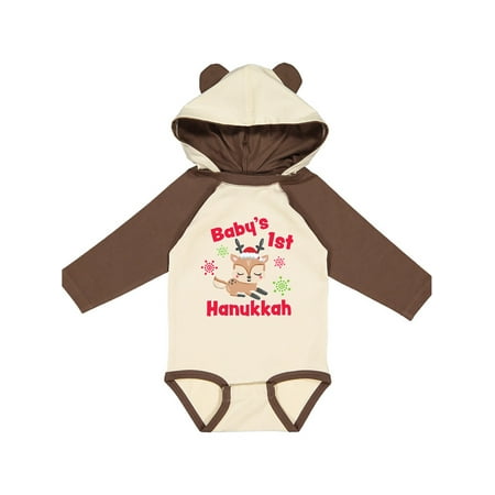 Inktastic Baby s 1st Hanukkah with cute Reindeer and Snowflakes Gift Baby Boy or Baby Girl Long Sleeve Bodysuit
Inktastic Baby s 1st Hanukkah with cute Reindeer and Snowflakes Gift Baby Boy or Baby Girl Long Sleeve Bodysuit