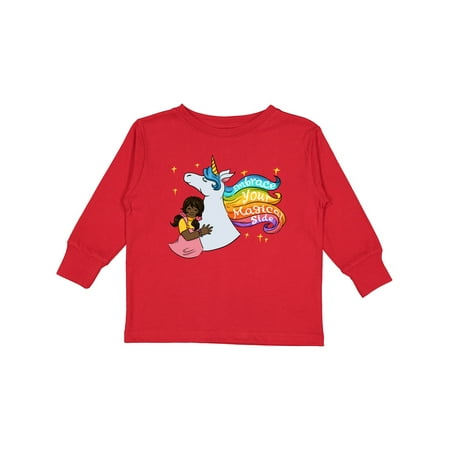 Inktastic Embrace Your Magical Side Girl Hugging a Unicorn Gift Toddler Boy or Toddler Girl Long Sleeve T-Shirt
Inktastic Embrace Your Magical Side Girl Hugging a Unicorn Gift Toddler Boy or Toddler Girl Long Sleeve T-Shirt
