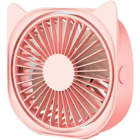 Egebert Personal Desk Fan Quiet USB Fan Cute Cat Design Mini Portable Table Fans For Sleeping Bedroom 3 Speeds Adjustable Rotatable Anti-slip Fans for Home Office Dorm Travel 1 Pack (Pink)
Egebert Personal Desk Fan Quiet USB Fan Cute Cat Design Mini Portable Table Fans For Sleeping Bedroom 3 Speeds Adjustable Rotatable Anti-slip Fans for Home Office Dorm Travel 1 Pack (Pink)