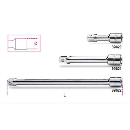920 & 21 - 0.5 in. Drive Extension Bars