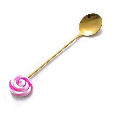 Tea Coffee Mixing Spoon Gold Spoon Fruit Fork Dessert Stainless Steel Vintage Teaspoon Beverage Tableware Lollipop Design
Tea Coffee Mixing Spoon Gold Spoon Fruit Fork Dessert Stainless Steel Vintage Teaspoon Beverage Tableware Lollipop Design