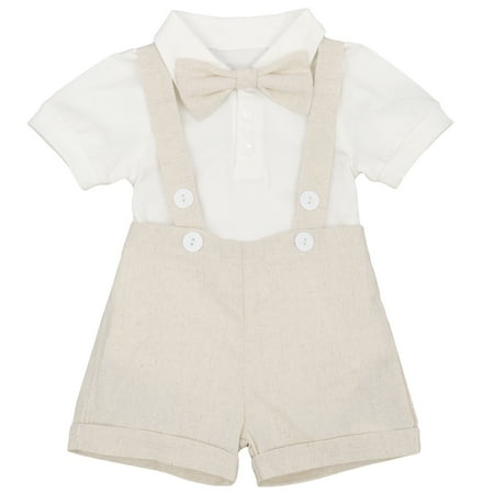 Christening Outfits for Boys Summer Baptism Outfits Newborn Baby Dress Shirt Romper Bowtie Overalls Shorts 1st Birthday Cake Smash Easter Clothing Toddler Wedding Gentleman Suits Khaki 12-18 Months
Christening Outfits for Boys Summer Baptism Outfits Newborn Baby Dress Shirt Romper Bowtie Overalls Shorts 1st Birthday Cake Smash Easter Clothing Toddler Wedding Gentleman Suits Khaki 12-18 Months