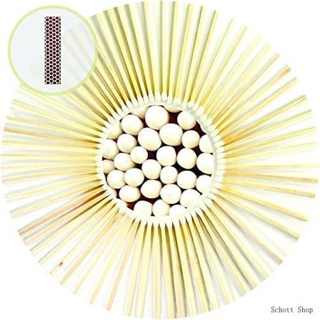3 White Color Matches 200 Count - Plus 2 Free Strikers!!! - (3 Inches Long) - Wholesale Bulk Safety Matches (200) (White)
3 White Color Matches 200 Count - Plus 2 Free Strikers!!! - (3 Inches Long) - Wholesale Bulk Safety Matches (200) (White)