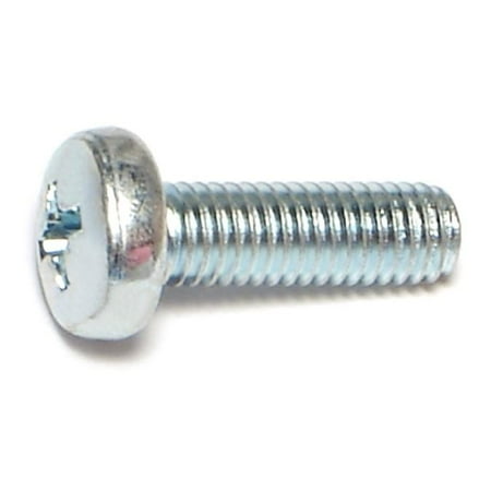 5mm-0.8 x 16mm Zinc Plated Class 4.8 Steel Coarse Thread Phillips Pan Head Machine Screws
5mm-0.8 x 16mm Zinc Plated Class 4.8 Steel Coarse Thread Phillips Pan Head Machine Screws