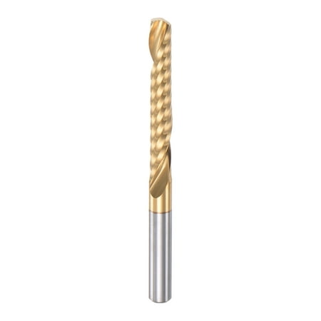 Uxcell 4mm x 28mm Titanium Plated High Speed Steel Single Spiral Flute End Mill Bit 50mm Length
Uxcell 4mm x 28mm Titanium Plated High Speed Steel Single Spiral Flute End Mill Bit 50mm Length