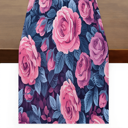 Qzaxky table runner Floral Rose 13 x 120 Inch Spring Summer Table Runner Green Floral Table Runner Decoration for Indoor Outdoor Home Dinner Party Wedding Decor
Qzaxky table runner Floral Rose 13 x 120 Inch Spring Summer Table Runner Green Floral Table Runner Decoration for Indoor Outdoor Home Dinner Party Wedding Decor