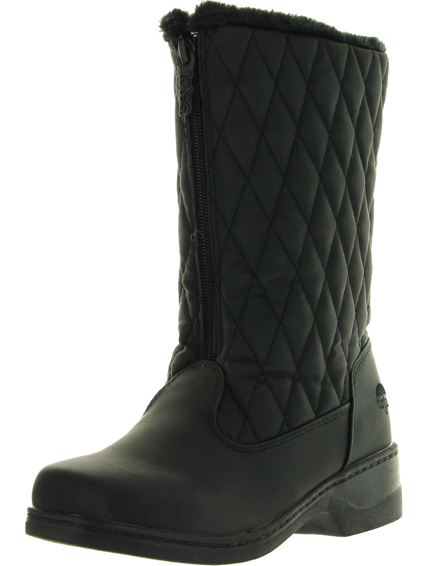 Totes Womens Quilty Fashion Waterproof Snow Boots Walmart