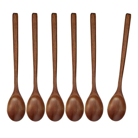 6 Pieces 9 Inch Wood Soup Spoons Long Handle Salad Spoon Korean Style Kitchen Utensil for Eating Cooking Coffee
6 Pieces 9 Inch Wood Soup Spoons Long Handle Salad Spoon Korean Style Kitchen Utensil for Eating Cooking Coffee