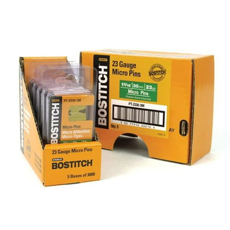 New Bostitch PT-2330-3M Paper Strip Pin Nails Steel