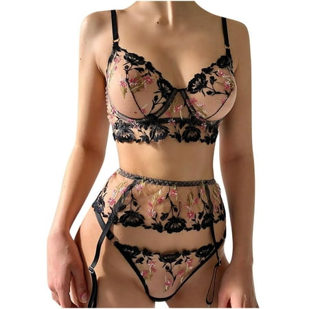 Women Exquisite Mesh Embroidery Lingerie Bra+Garter+Briefs Set Babydoll Cut-Out Sleepwear cotton briefs for women cotton briefs for women ladies underwear cotton briefs
Women Exquisite Mesh Embroidery Lingerie Bra+Garter+Briefs Set Babydoll Cut-Out Sleepwear cotton briefs for women cotton briefs for women ladies underwear cotton briefs