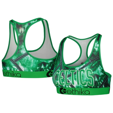 Women s Ethika Kelly Green Boston Celtics Racerback Sports Bra