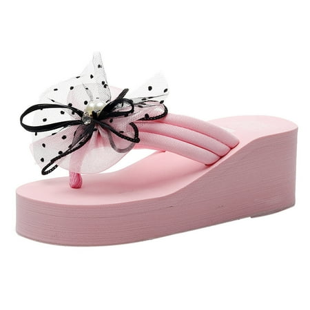 HUPTTEW Women Girls Floral Wedges Style Flip Flops Sandals Slippers Beach Shoes
HUPTTEW Women Girls Floral Wedges Style Flip Flops Sandals Slippers Beach Shoes