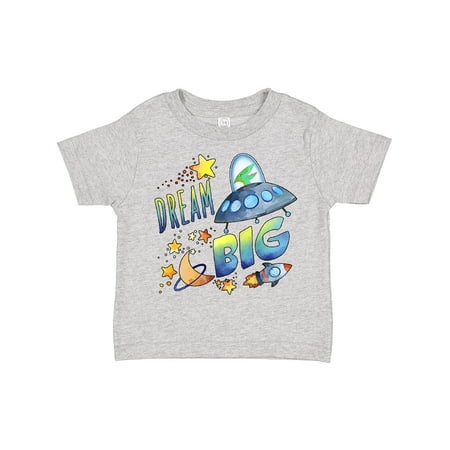 Inktastic Dream Big Cute Space Dinosaur Flying Spaceship Gift Toddler Boy or Toddler Girl T-Shirt 
Inktastic Dream Big Cute Space Dinosaur Flying Spaceship Gift Toddler Boy or Toddler Girl T-Shirt