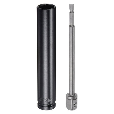 Uxcell 1/2 Drive 21mm 6-Point Socket 6 Length 1/2 to 1/4 Hex Shank Adapter Sandblasted CR-V Steel
Uxcell 1/2 Drive 21mm 6-Point Socket 6 Length 1/2 to 1/4 Hex Shank Adapter Sandblasted CR-V Steel