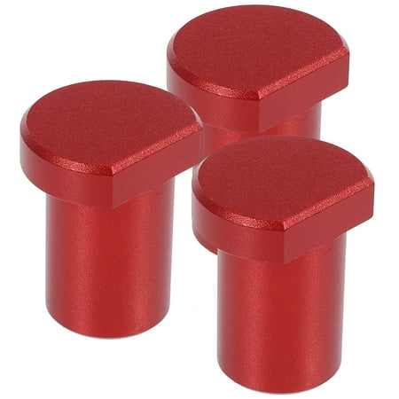 3pcs Bench Dog 20mm Workbench Short Stopper Aluminum Alloy Planing Stopper