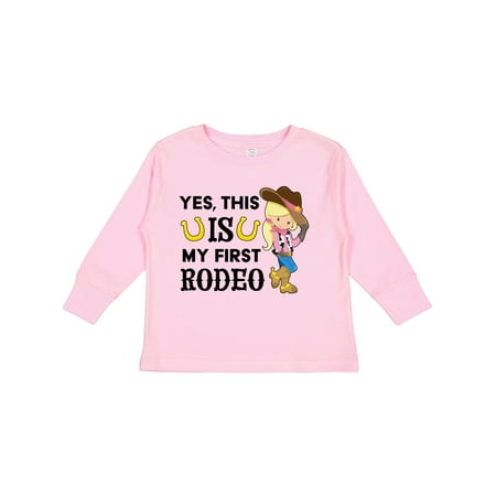 Inktastic Yes This is My First Rodeo- Cowgirl in Hat and Boots Gift Toddler Toddler Girl Long Sleeve T-Shirt
Inktastic Yes This is My First Rodeo- Cowgirl in Hat and Boots Gift Toddler Toddler Girl Long Sleeve T-Shirt