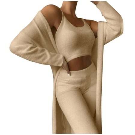 Qufokar Women 2 Piece Pajamas Sets Pant Suits for Women Dressy Wedding Guest Plus Size Women S Winter Plush Casual Sportswear Solid Long Sleeves 3 Piece Set
Qufokar Women 2 Piece Pajamas Sets Pant Suits for Women Dressy Wedding Guest Plus Size Women S Winter Plush Casual Sportswear Solid Long Sleeves 3 Piece Set