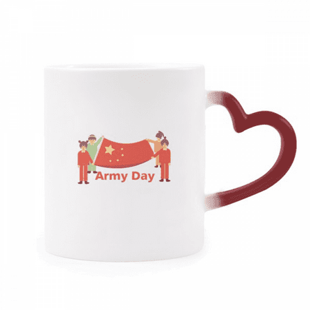 Army Day Territory Art Deco Fashion Heat Sensitive Mug Red Color Changing Stoneware Cup
Army Day Territory Art Deco Fashion Heat Sensitive Mug Red Color Changing Stoneware Cup