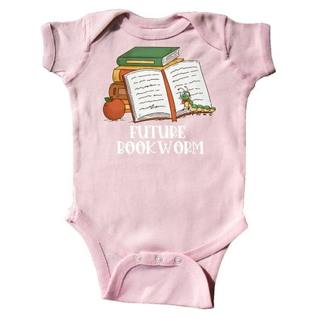 Inktastic Future Bookworm Gift Baby Boy or Baby Girl Bodysuit